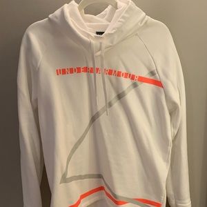 Under Armour white hoodie